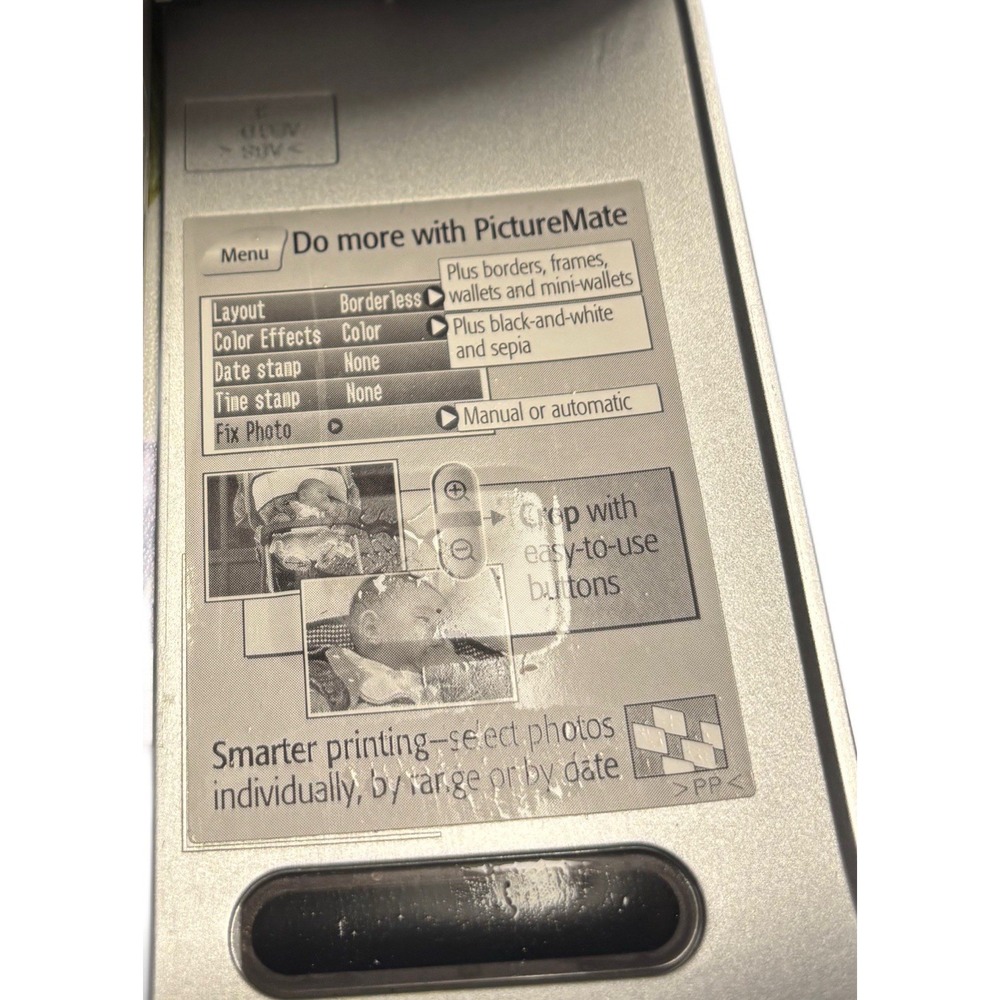 Epson PictureMate‎ Digital Photo Inkjet Printer Portable Compact Untested - Picture 8 of 10
